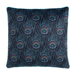 Dandy Peacock 100% Polyester Cushion Cover