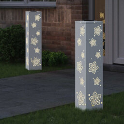 Solar Powered Steel Pathway Light