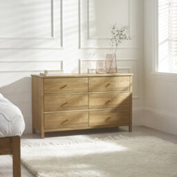 Coxmoor 120cm W 6 - Drawer Chest of Drawers