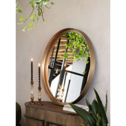 Beverlyn Metal Round Mirror