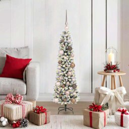 vidaXL Artificial Christmas Tree with 300 LEDs with Stand