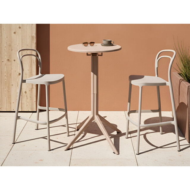 Round Outdoor Bar Table , 60cm cm W 60cm cm D