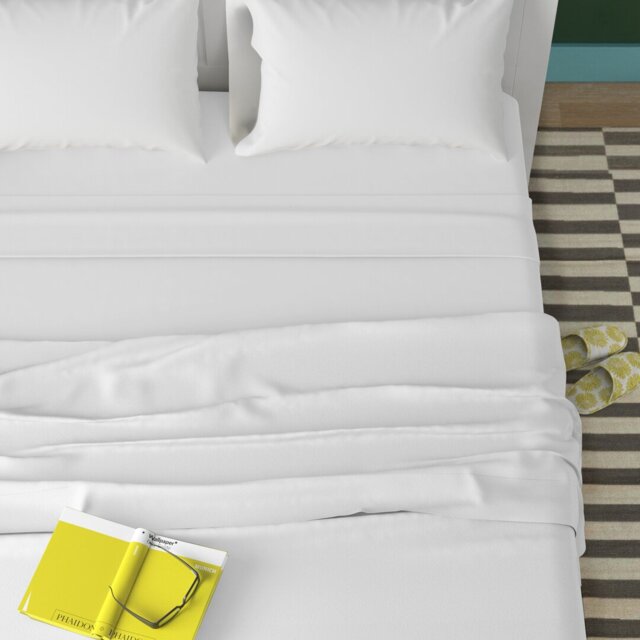 Appletree Bedding 100% Cotton Percale Fitted Sheet
