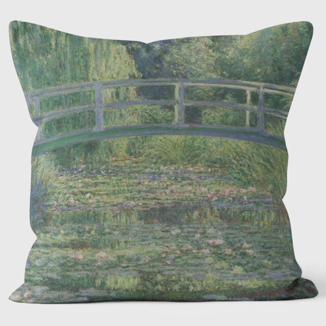 The Water-Lily Pond - Claude Monet - National Gallery Cushion