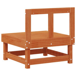 vidaXL Garden Middle Sofa Footrest Outdoor Sofa Coffee Table Solid Wood Pine