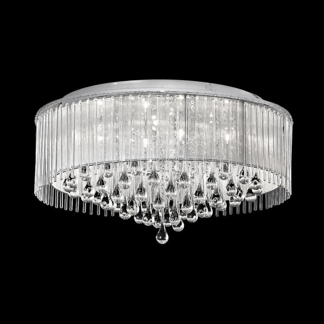 8 Light Flush Ceiling Light