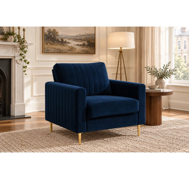 Lotsee Velvet Armchair