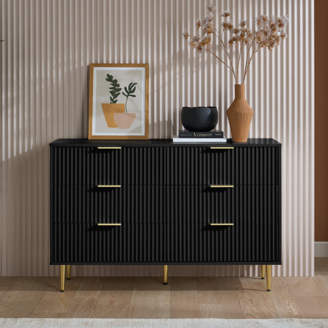 Bethzaida 6 Drawer Fluted Chest
