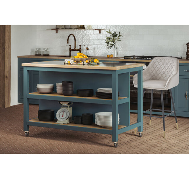 Mounia Granite Top Kitchen Island