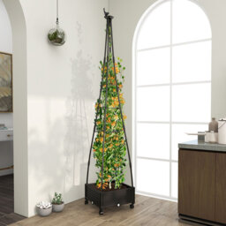 Sorensen 203cm H x 41cm W Metal Gothic Trellis