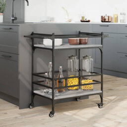 Newlon Metal Bar Cart