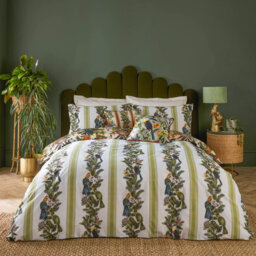Leilani Cotton Blend Floral Duvet Cover Set with Pillowcases