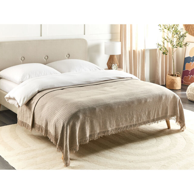 YERBENT Cotton No Pattern Bedspread