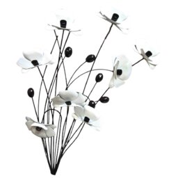 Handmade Traditional Plants & Flowers Wall Decor on Metal