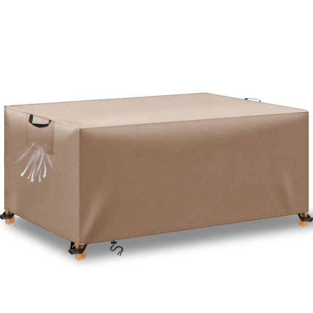 Waterproof Oxford Fabric Garden Furniture Cover, 200x100x75cm, for Rattan Patio Sets