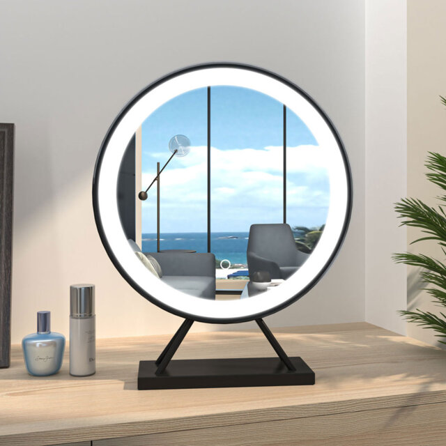 Bonfiglio Aluminium Round Mirror