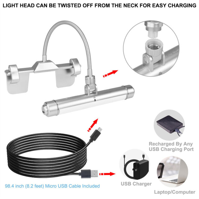Battery Powered LED Wall Mount Picture Light