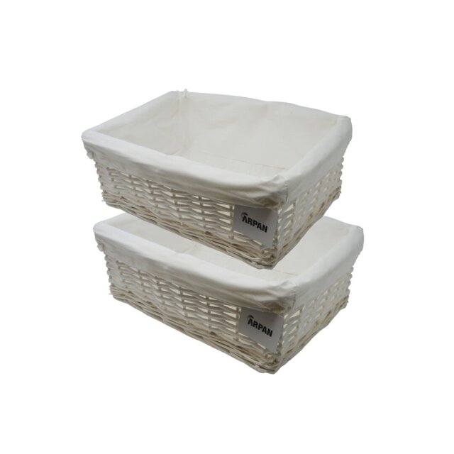 August Grove Wicker Decorative Basket