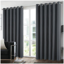 Luxury Microfibre Blackout Curtain Panels Pair Light Blocking Thermal Insulated Polyester Window Drapes Noise Reducing Curtains for Bedroom