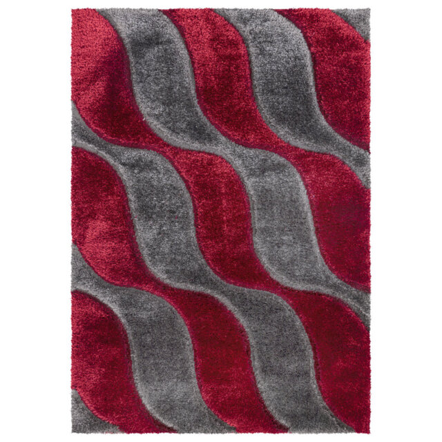Aidia Geometric Machine Tufted Shag 60cm X 110cm Indoor / Outdoor Area Rug