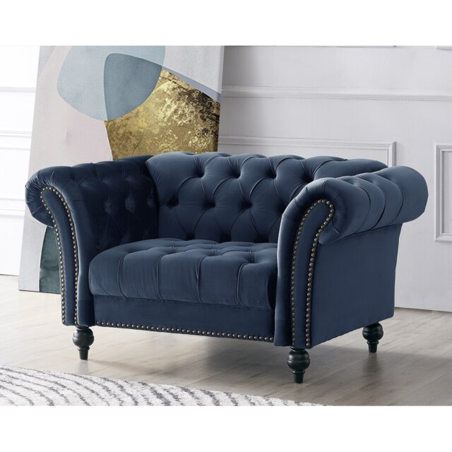 Dahlstrom 1 Seater Velvet Loveseat