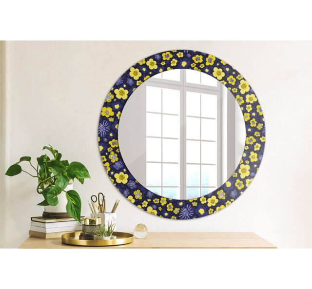 Huldar Glass Flat Wall Mirror