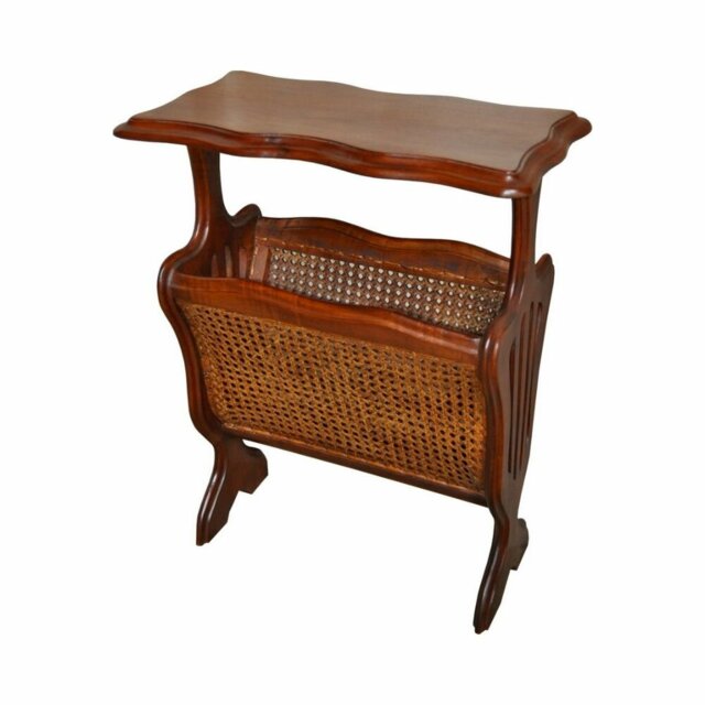 Solid Wood Free Standing Magazine Rack