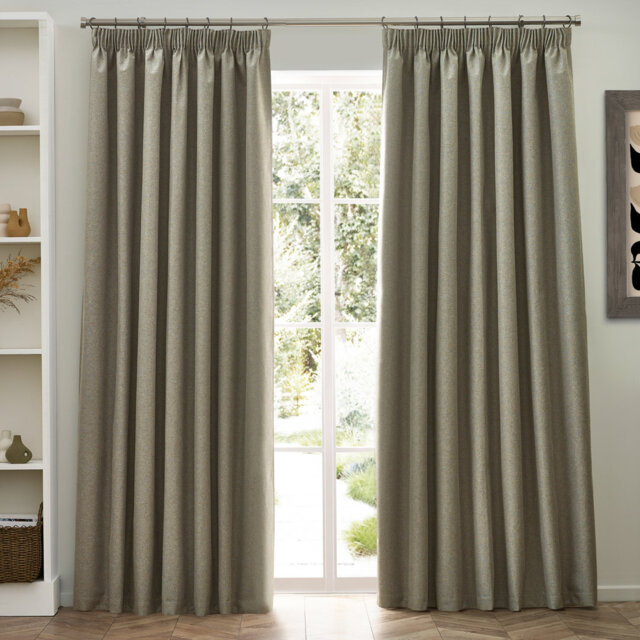 Dawn 100% Blackout Pencil Pleat Curtains