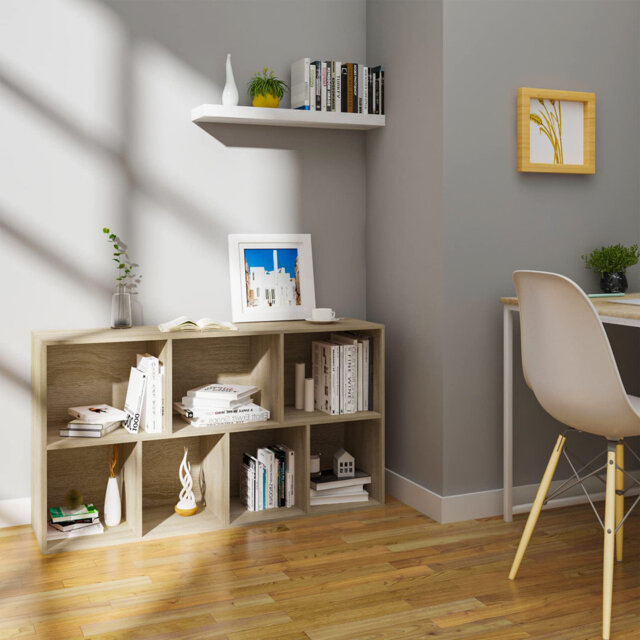 Cassien 108cm H x 59.5cm W Cube Bookcase