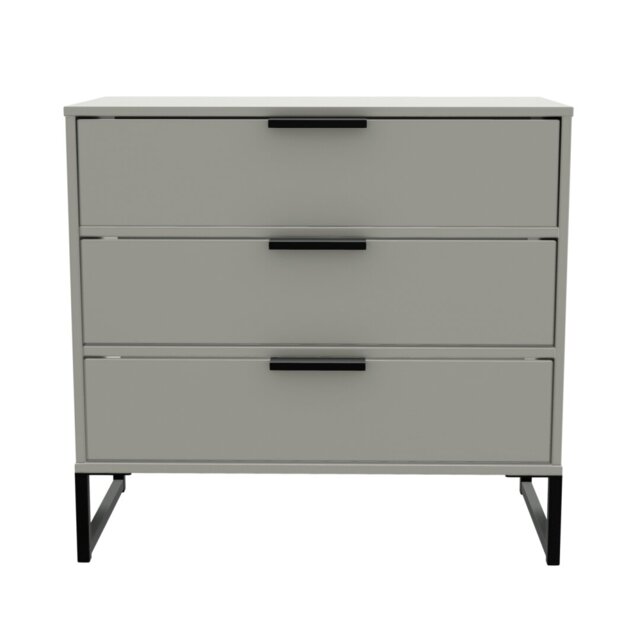 Fully Assembled Ying 3 Drawer 76Cm W Chest of Drawers