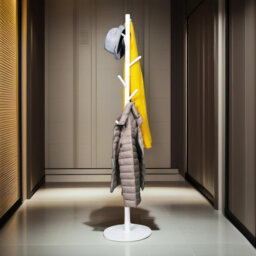 Sparacino 8 - Hook Adjustable Coat Stand Free Standing Hallway Entryway Furniture