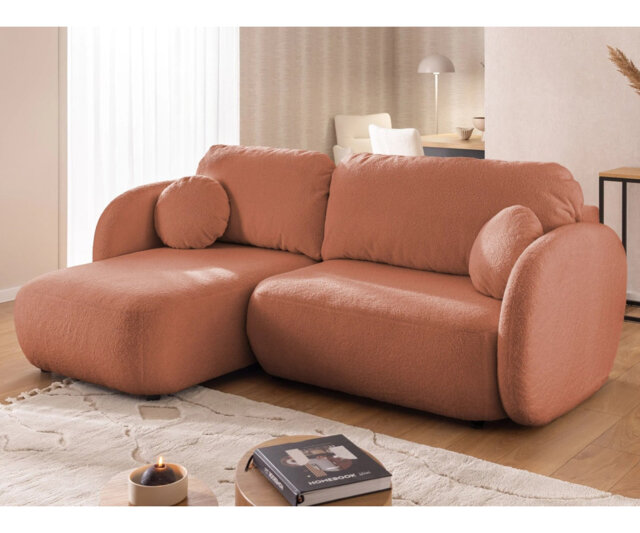 Candy 4 Seater Boucle Corner Sofa with Storage