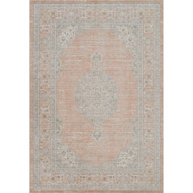 Washable Living Room Traditional Orchid Floral Area Rug – Soft Polypropylene Weaving, Low Pile, Non Slip Cotton Backing for Elegant Indoor Spaces, Cor