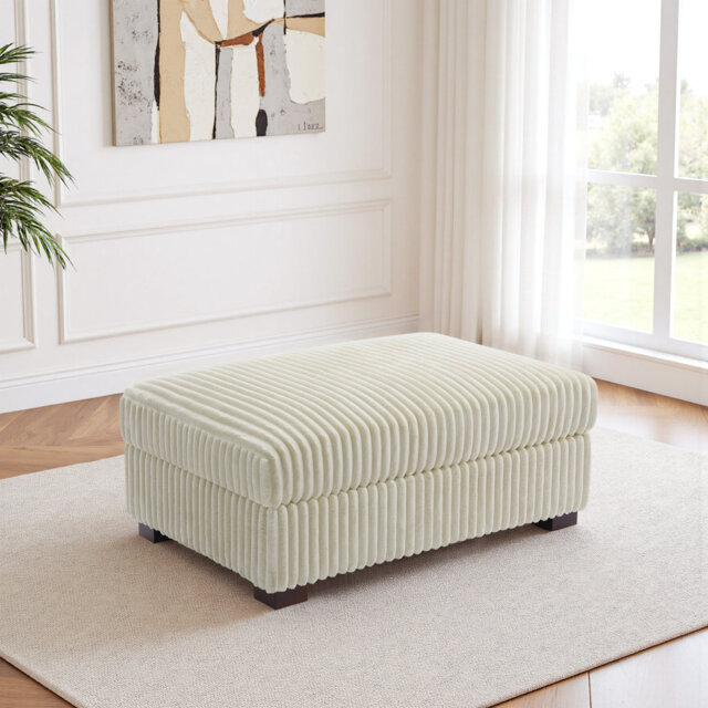 41.75cm Wide Rectangle No Ottoman