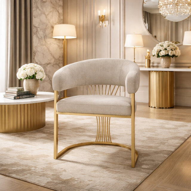 Leather Upholstered Dining Chair