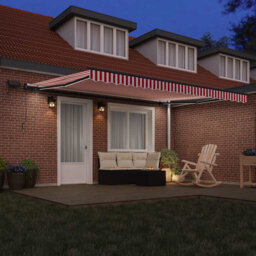 VidaXL 450cm W x 300cm D Fabric Cover Retractable Door / Window Awning