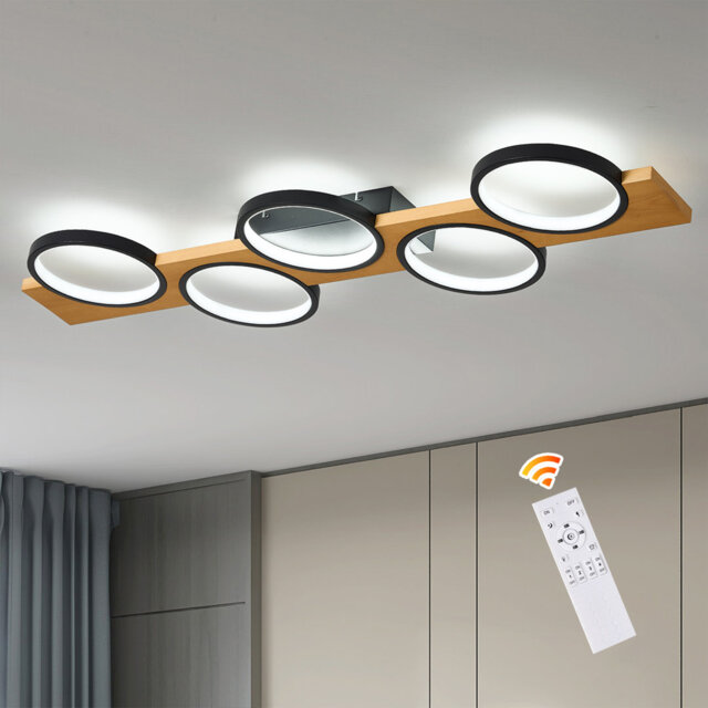 Hurlee 5 - Light 100cm LED Dimmable Flush Mount