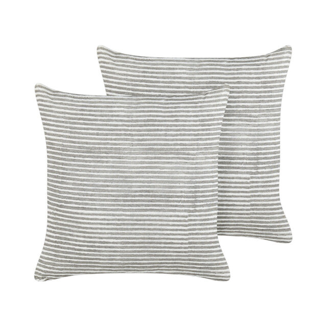 Chancy Striped Square Cushion