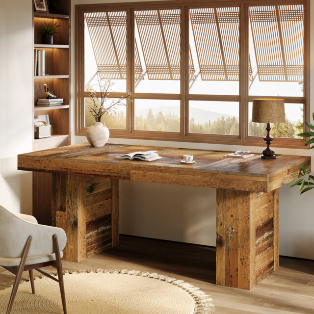 "63"" Farmhouse Executive Desk"