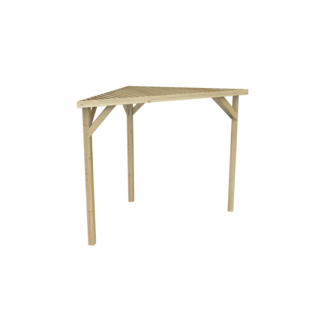 2.13m x 2.94m Solid Wood Pergola