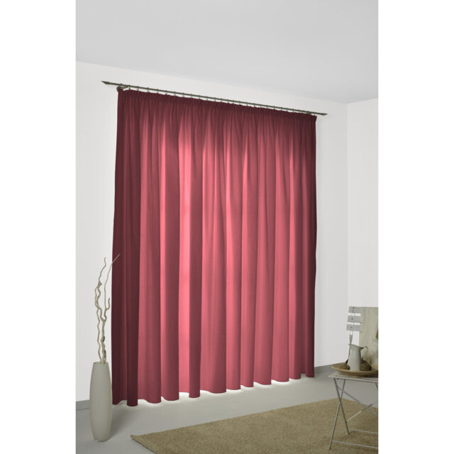 Kyrstan Pencil Pleat Room Darkening Thermal Single Curtain