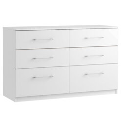 115cm W 6 - Drawer Chest of Drawers
