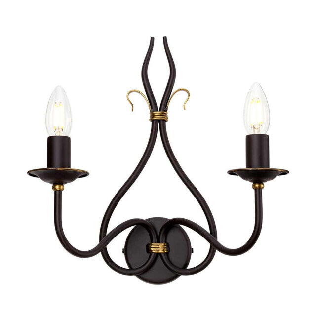 Cayman 2-Light Candle Wall Light