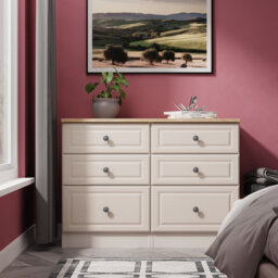 110cm W 6 - Drawer Chest of Drawers