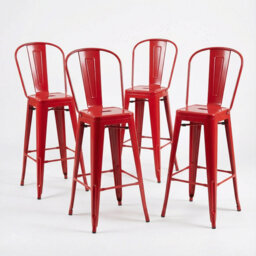 Counter Stool with Metal Frame