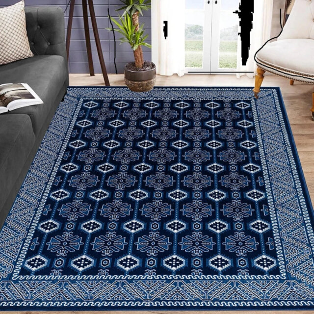 Luxury Floral Large Traditional Rugs Bedroom Living Room Hallway Door Mat