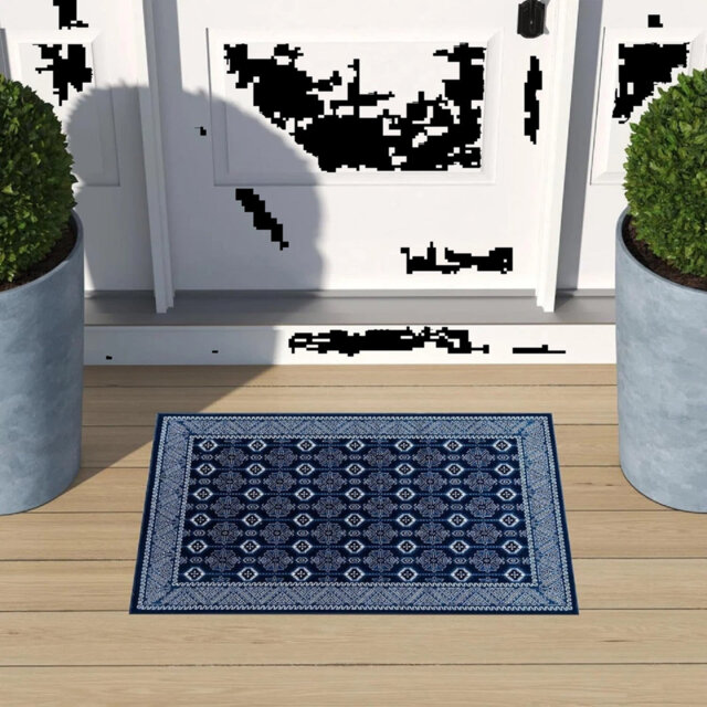 Luxury Floral Large Traditional Rugs Bedroom Living Room Hallway Door Mat