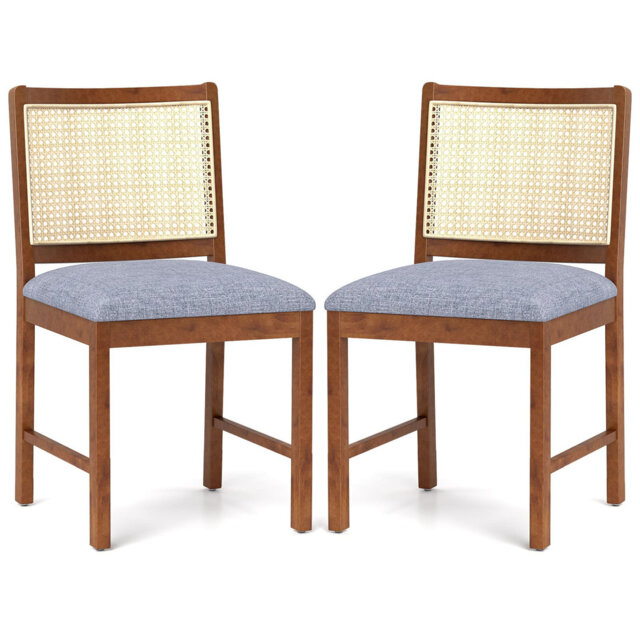 48cm H Linen Upholstered Side Chair