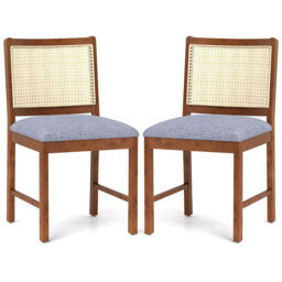 48cm H Linen Upholstered Side Chair