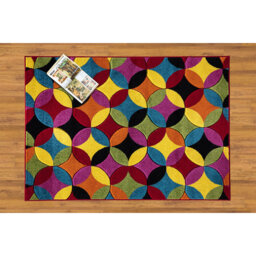 Hooked Multicolour Bright Rug